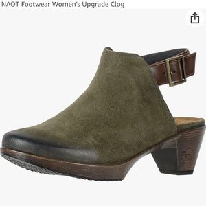 NAOT Sling back Upgrade Clog mules block heel
